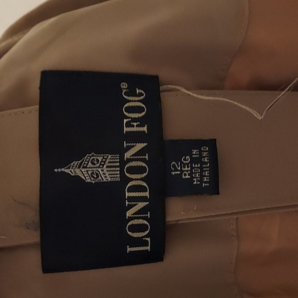 London Fog Brown trenchcoat size 12 - Picture 8 of 8